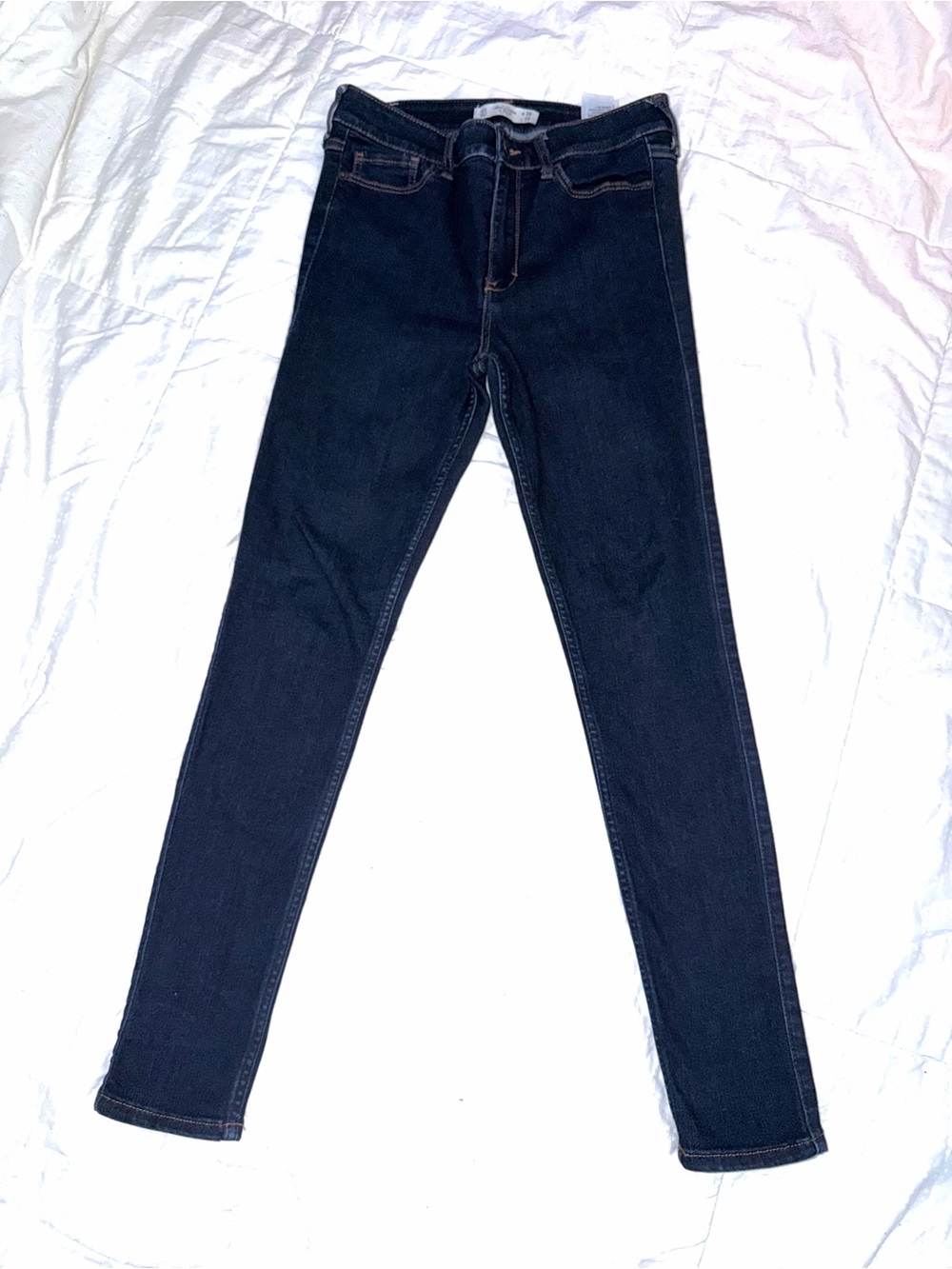 Abercrombie & Fitch Deep Indigo Skinny Jeans
